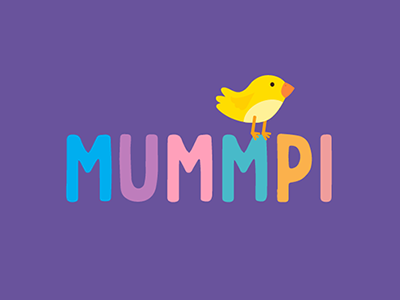 MUMMPI branding kids logo mobile app