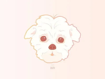 Zuzu dog illustration