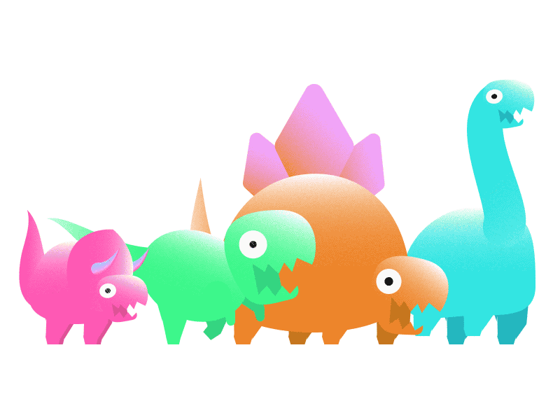 dinos animation cartoon cartoon network colorful cute game gif illustration indie game jam motion walk