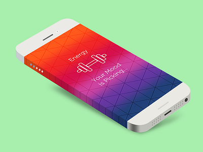 InDaMood - Energy Loading app color geolocation guide loading mockup mood ui