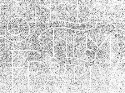 Ephemeral Film Festival Branding Concept hand layout lettering type typography