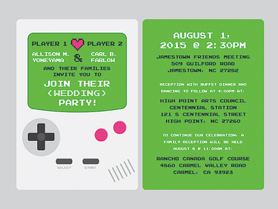 wedding invite game invitation video wedding