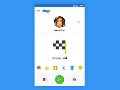 Dings android app material design mobile gui ui