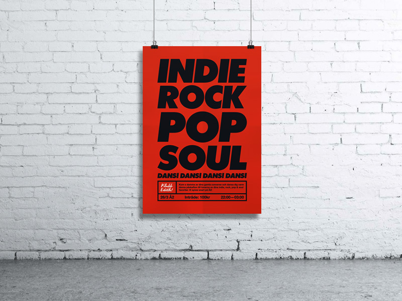 Example of Indie Music Poster