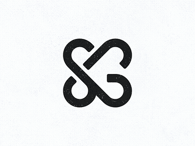 SG black emblem g icon line logo logo design mark monogram s