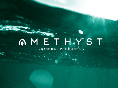 Amethyst Logo beauty brand icon logo natural product symbol