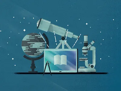 Open Source Textbooks books globe microscope tablet telescope textbooks