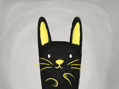 Rabbit dribbble illustration kids rabbit shot