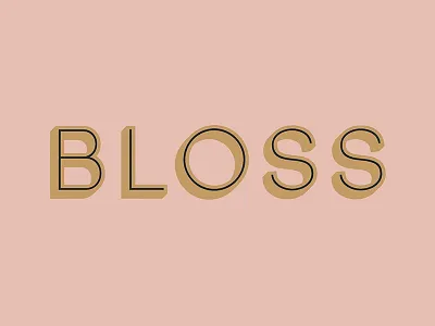 Bloss flowers logo