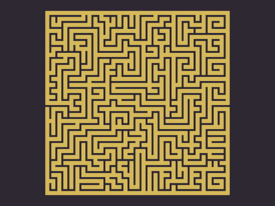 The Maze illustration labyrinth maze vector