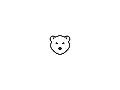 Polar Bear Symbol animal bear design designer dribbble graphic graphicdesign icon illustration illustrator logo mark photoshop polar shapes simple symbol typography vector work