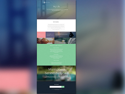 My life web site | Mobile version branding graphic design illustration logo uiux