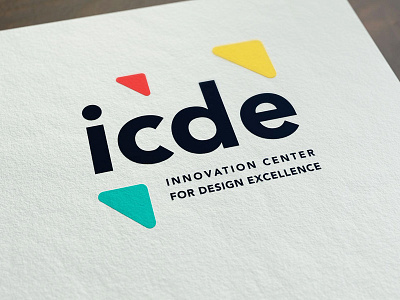 ICDE Logo Design branding design identity logo non profit