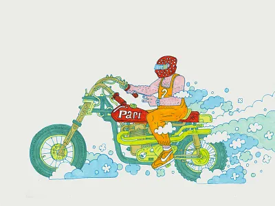 PAPI doodle drawings illustration jeremy pettis papi