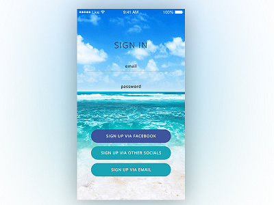 Sea -sign in branding graphic design illustration uiux logo uiux