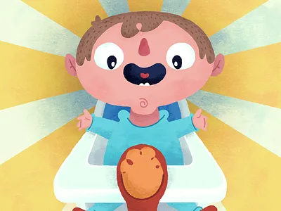 Food?! yay! baby illustration textures vector photoshop