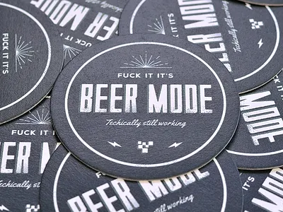 Ackee coasters — Beer mode beer coaster coffee corporate design print