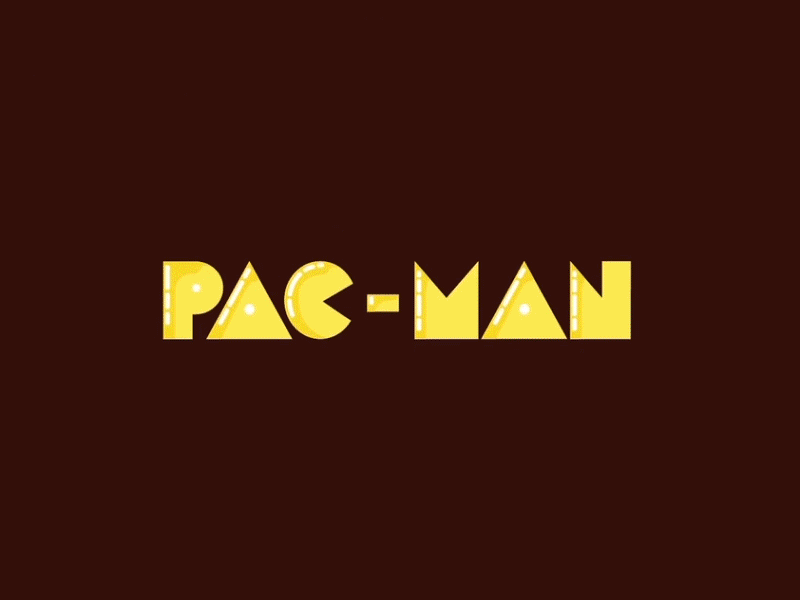 Pac-Man after effects animation game