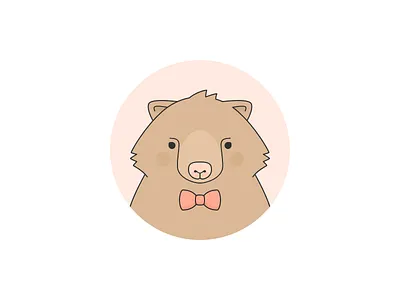 Elliott the wombat (dapper) animal cute dapper illustration marsupial wombat