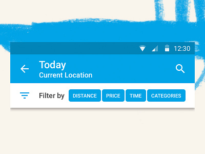 Hoop Filters android app categories distance filters hoop navbar price search time