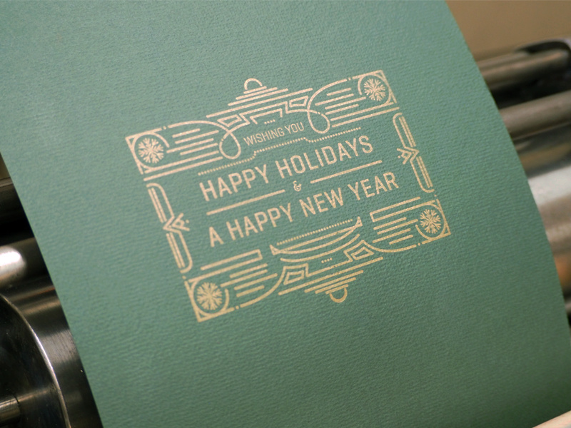 Example of Happy Holidays Card