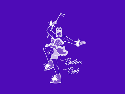 baton bob atl atlanta baton bob illustration