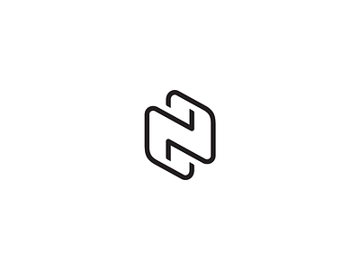 N brand branding corporate for sale identity letter line logo minimal n simple smooth