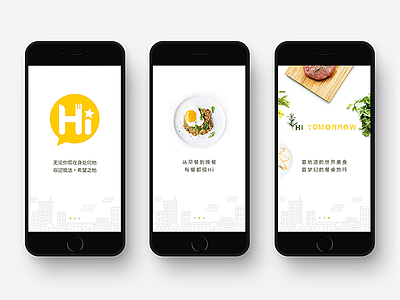 Walkthrough app design food ios onboarding seven walkthrough