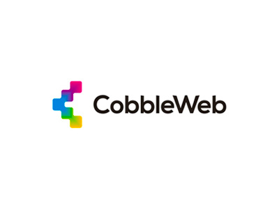 CobbleWeb logo design analytics c colorful dynamic icon mark symbol letter mark monogram logo logo design metrics network nodes startup start up start up ux ui prototyping web design development