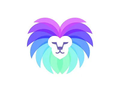 Mystical Lion colours hiko illustration lion mane shapes