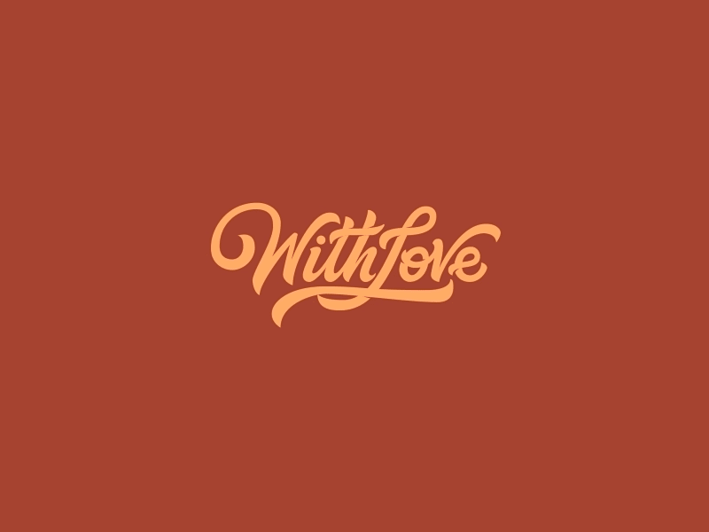 Withlove ae after aftereffects animation brand branding calligraphy lettering logo motion sketch typography