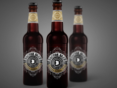 Beer label beer bottle branding design handlettering label morawski typography