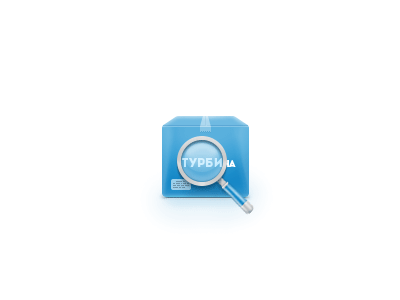 WIP Icon Search blue box design icon magnifier process search shop web wip work in process