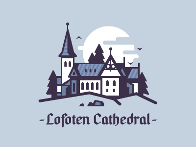 The Lofoten Cathedral calm castle cathedral church faith flat landscape lines north norway soul