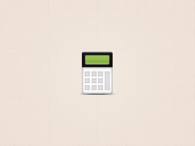 Calculator calculator icon portrait shadow