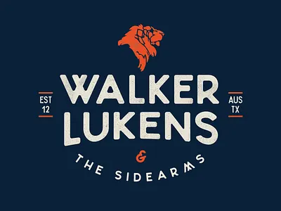 Band Logo austin band lion logo typography