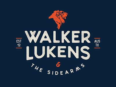 Band Logo austin band lion logo typography