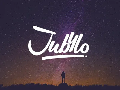 Branding: Jubylo branding calligraphic celebration concept design joy logo typo