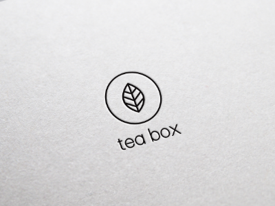 Tea Box branding design icon identity logo rebranding simple tea type typography vector