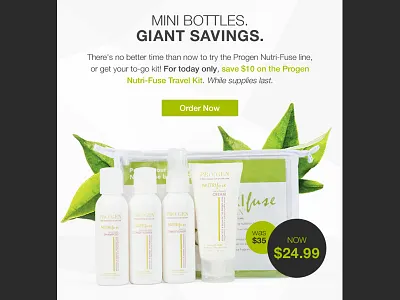Progen Kit beauty email hair kit nature