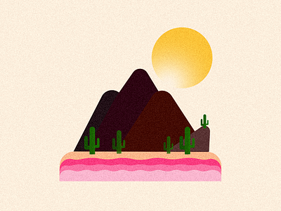 Sunny beach beach illustration island