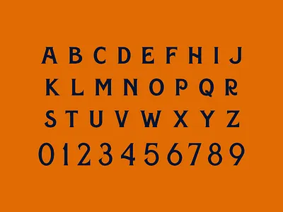 Rawhide - Small Caps & Numerals alphabet display font fonts lettering specimen type typeface typography western