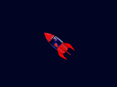 Lava Rocket concept design lamp lava logo red rocket space