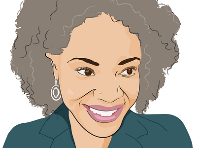 Deborah Whaley author illustrator portrait vector