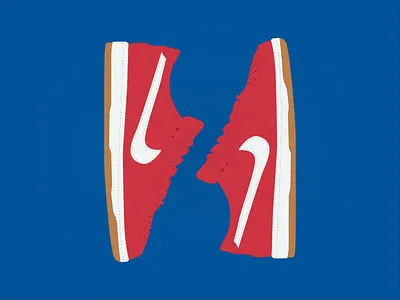 (1/2) Nike SB Ishod design illustration ishod nike sb shoe skate skateboarding