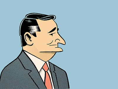 Cruz caricature cruz highforge ledo ledodesign