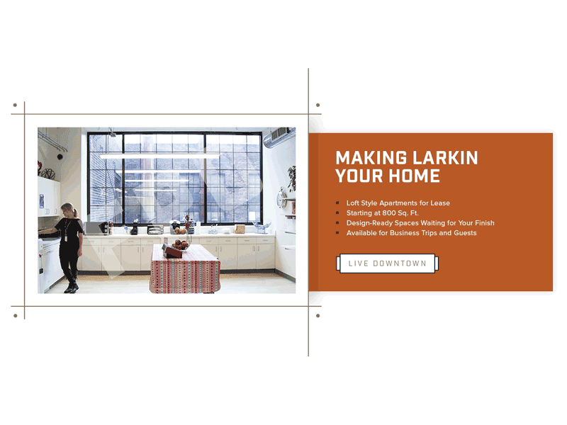 Larkin Transition animation gif transition ui web web design website