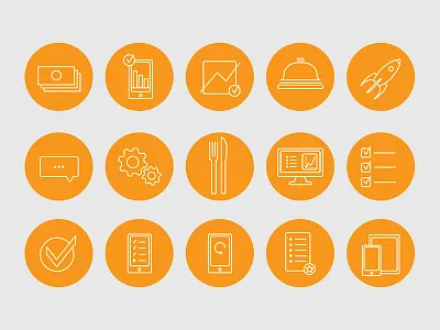 Software Icons icon system icons monoline monoline icons software icons system technology uiux