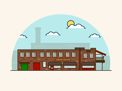 Good ol' Dino! bbq bricks dinosaur new york syracuse upstate