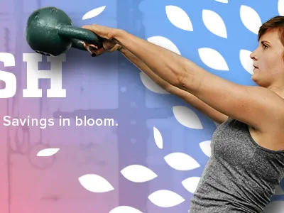 This is my Refresh exercise gradient gym kettle bell petals spring